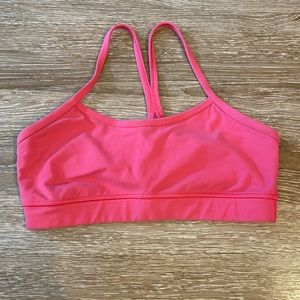 red lululemon sports bra
